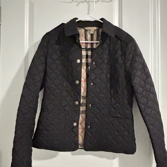 Burberry Jackets & Blazers - Burberry Black Quilted Utility Jacket